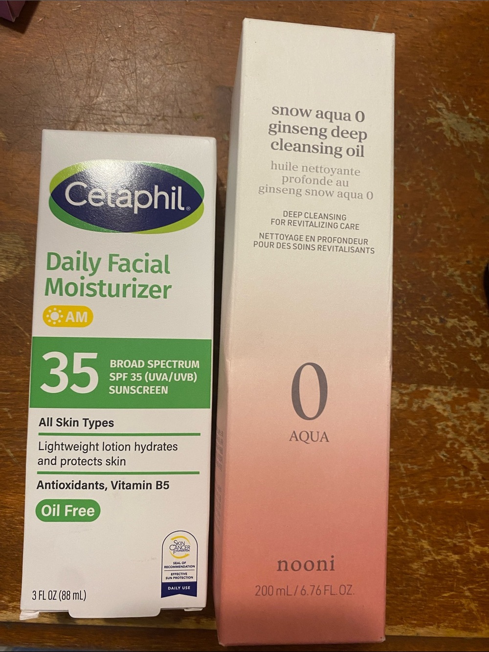 Face Care Bundle— Cetaphil Daily Facial Moisturizer SPF 35& nooni cleansing oil